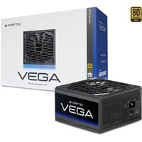 Chieftec Vega 750W Series PPG-750-S alimentatore per computer 20+4 pin ATX ATX Nero, Alimentatore PC 750 W, 100 - 240 V, 20+4 pin ATX, 60 cm, 400 mm, 400 mm