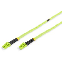 Digitus Cavo patch LWL, duplex, connettore LC > LC, multimodo OM5 verde chiaro