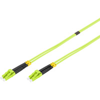 Digitus Cavo patch LWL, duplex, connettore LC > LC, multimodo OM5 verde chiaro