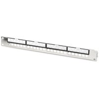 Digitus Pannello patch modulare, 24 porte RJ-45, Patch Panel argento