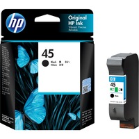 HP 45 1 pezzo(i) Originale Nero, Inchiostro Originale, Inchiostro a base di pigmento, Nero, HP Designjet 700 HP Photosmart 1000 HP Officejets Pro 1150c, 1170c, 1175c, 1 pezzo(i), Stampa inkjet, Vendita al dettaglio