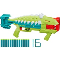 Hasbro DinoSquad Armorstrike, Pistola NERF verde chiaro/verde scuro, Blaster giocattolo, 8 anno/i, 99 anno/i, Dinosaur, 1 kg