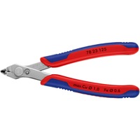 KNIPEX 78 23 125 pinza Pinze per taglio laterale, Pinze per elettronica rosso/Blu, Pinze per taglio laterale, Acciaio, Plastica, Blu/Rosso, 12,5 cm, 55 g