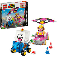 LEGO Super Mario 72038 Mario Kart – Wario e Re Boo, Giocattolo Interattivo con 2 Macchine e 2 Figure, Regalo per Bambini 8+, Giochi di costruzione Giocattolo Interattivo con 2 Macchine e 2 Figure, Regalo per Bambini 8+, Set da costruzione, 8 anno/i, Plastica, 512 pz, 677 g