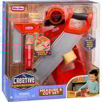 MGA Entertainment Little Tikes Creative Construction - Set di misurazione e taglio, I ragazzi di attrezzo 