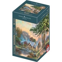 Schmidt Spiele Puzzle in legno Thomas Kinkade Studios: Al vecchio ruscello del mulino 