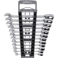 Wiha Set di chiavi combinate a cricchetto, 12 pezzi, reversibile, Chiave 