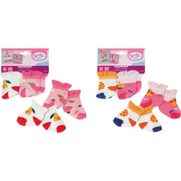 ZAPF Creation BABY born Calzini 2 paia 43cm, Accessori della bambola BABY born Socks 2 assorted 43cm, Calze per bambola, 3 anno/i