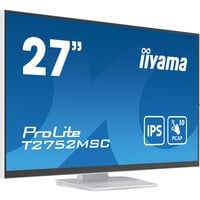 iiyama T2752MSC-W1, Monitor LED bianco (matto)