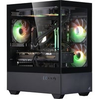 ALTERNATE Gaming-PC Window Edition • RTX 5070 • AMD Ryzen™ 5 9600X • 32 GB RAM, PC Gaming Nero/trasparente