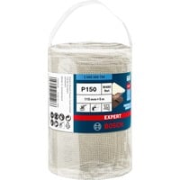 Bosch Expert Abrasivo a rete in rotolo M480, Foglio abrasivo Rotolo di carta vetrata, A grana fine, P150, Lavoro di finitura, Sverniciatura, Legno, Beige