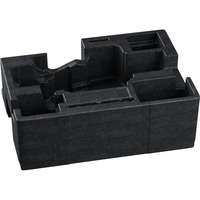 Bosch Inserto L-BOXX per GHO 18V-26 / 26-82 / 40-82, Deposito Nero