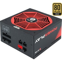 PowerPlay alimentatore per computer 750 W 20+4 pin ATX PS/2 Nero, Rosso
