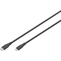 Digitus Cavo in silicone USB 2.0 USB-C > Lightning, certificato MFI Nero