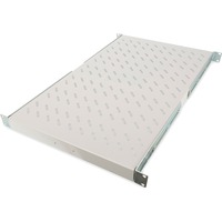 Digitus Ripiano per l'installazione fissa su armadi da 483 mm (19"), Il vano inferiore grigio, Grigio, 100 kg, 1U, Cina, 48,3 cm (19"), 425 mm