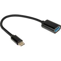 Inter-Tech 88885582 cavo USB USB 3.2 Gen 1 (3.1 Gen 1) USB C USB A Nero Nero, USB C, USB A, USB 3.2 Gen 1 (3.1 Gen 1), Nero
