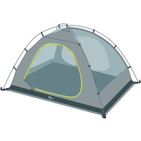 Jack Wolfskin REAL DOME LITE II, 3008031_5155_OS, Tenda argento