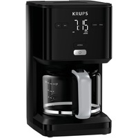 Krups Smart'n Light KM6008 Automatica/Manuale Macchina da caffè con filtro, Macchina fa filtro Nero, Macchina da caffè con filtro, Caffè macinato, 1000 W, Nero