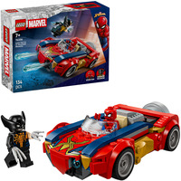 LEGO Marvel Super Heroes Spider-Man Auto vs. Venomized Wolverine, Giochi di costruzione 