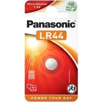 Panasonic LR-44EL Batteria monouso Alcalino argento, Batteria monouso, Alcalino, 1,5 V, 2 pz, 120 mAh, Metallico