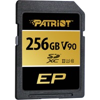 Patriot EP 256 GB SDXC, Scheda di memoria Nero