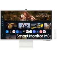 SAMSUNG M8 Smart Monitor - M80F da 32" UHD, Monitor LED bianco, 81,3 cm (32"), 3840 x 2160 Pixel, 4K Ultra HD, LCD, 4 ms, Bianco