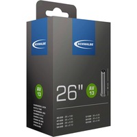 Schwalbe AV13 camera d'aria interna per bicicletta Valvola Schrader 26" 40 - 62 mm Nero, Valvola Schrader, 26", 40 - 62 mm, 4 cm, Nero, 190 g