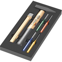 Wera Inserto in schiuma set di martelli 1, 6 pezzi, Martello Nero/grigio