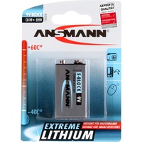 Ansmann 9V E-Block Batteria monouso Litio argento, Batteria monouso, Litio, 10,8 V, 1 pz, Argento, 6AM6