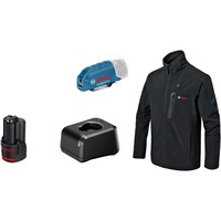 Bosch Heat+Jacket GHJ 12+18V Kit taglia M, Abbigliamento da lavoro Nero