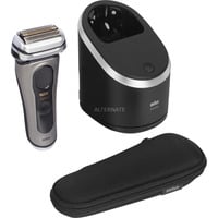 Braun Series 9 Pro+ 9565cc Wet & Dry Rasoio Trimmer Metallico accaio/Nero, Rasoio, Metallico, Batteria, Ioni di Litio, 60 min, Scatola