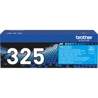 Brother TN-325C cartuccia toner 1 pz Originale Ciano 3500 pagine, Ciano, 1 pz, Vendita al dettaglio