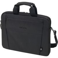 DICOTA Eco Slim Case BASE borsa per notebook 35,8 cm (14.1") Nero grigio, 35,8 cm (14.1"), Tracolla, 350 g