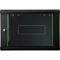 Digitus Alloggiamento a parete Serie Dynamic Basic - 600 x 450 mm (L x P), IT armadio Nero, Da parete, 7U, 60 kg, Lucchetti, 15 kg, Nero