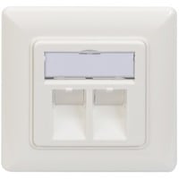 Digitus DN-93801-1 presa energia RJ-45 Bianco bianco, RJ-45, Bianco, 80 mm, 5 mm, 80 mm