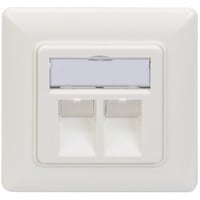 Digitus DN-93801-1 presa energia RJ-45 Bianco, Scatola di giunzione bianco, RJ-45, Bianco, 80 mm, 5 mm, 80 mm