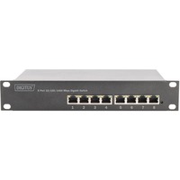 Digitus Switch Gigabit Ethernet PoE+ da 8 porte a 10 pollici, gestito L2+ gestito L2+, Gestito, L2+, Gigabit Ethernet (10/100/1000), Full duplex, Supporto Power over Ethernet (PoE)
