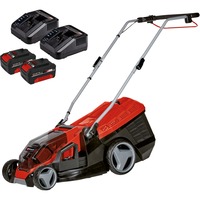 Einhell GE-CM 36/36 Li Batteria Nero, Rosso rosso/Nero, 36 cm, 2,5 cm, 7,5 cm, 400 m², 4 ruota(e), Senza spazzola