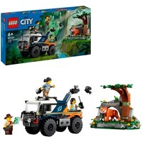 LEGO City 60426 Fuoristrada dell’Esploratore della Giungla, Camion Giocattolo con Minifigure e Tigre, Giochi per Bambini 6+, Giochi di costruzione Camion Giocattolo con Minifigure e Tigre, Giochi per Bambini 6+, Set da costruzione, 6 anno/i, Plastica, 314 pz, 522 g