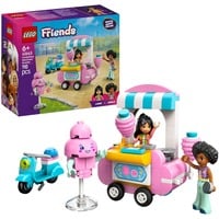 LEGO Friends Bancarella di zucchero filato e scooter, Giochi di costruzione Set da costruzione, 6 anno/i, Plastica, 110 pz, 138 g