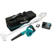 Makita Kit combo batteria CLX245SAX1, 12 Volt, Soffiatore blu/Nero