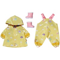 ZAPF Creation BABY born Deluxe Rain Outfit 43cm, Accessori della bambola giallo/Rosa, BABY born Deluxe Rain Outfit 43cm, Set da pioggia per bambola, 3 anno/i
