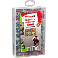 fischer Profi-Box DuoPower + viti, Tassello grigio chiaro/Rosso