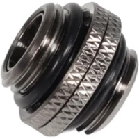 Alphacool Doppio nipplo staccabile ES G1/4 maschio a G1/4 maschio girevole, Connettore Nero