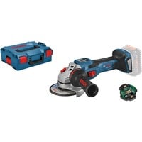 Bosch GWS 18V-15 SC smerigliatrice angolare 12,5 cm 9800 Giri/min 1,3 kg blu/Nero, 9800 Giri/min, 12,5 cm, Batteria, 8 Ah, 1,3 kg, Motore senza spazzole