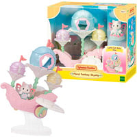 EPOCH Traumwiesen Sylvanian Families - Nave mongolfiera magica con figura, Giochi di costruzione 