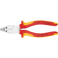 KNIPEX 01 06 190 pinza Pinze da elettricista, Pinze universali rosso/Giallo, Pinze da elettricista, Acciaio al cromo vanadio, Plastica, Rosso/Arancione, 19 cm, 320 g