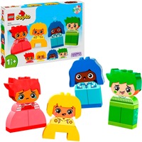 DUPLO 10415 Forti Sentimenti ed Emozioni, Giochi per Bambini da 1.5 Anni Impilabili con 23 Mattoncini e 4 Personaggi, Giochi di costruzione