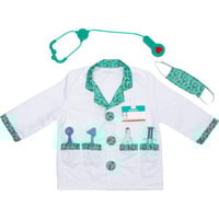 Spin Master MPP RLP Doctor Rl Ply Costume Set GML Costume in maschera Bambino Unisex Divisa, Gioco di ruolo Costume in maschera, Bambino, Unisex, Divisa, Dottore, Verde, Bianco
