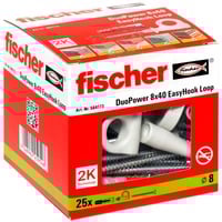 fischer EasyHook Loop DuoPower 8x40, Tassello bianco